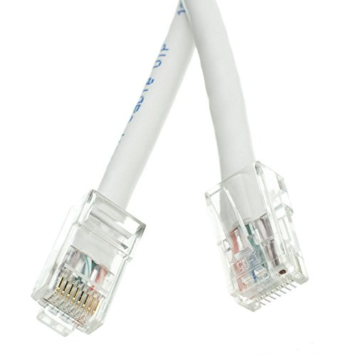 Cat6 White Ethernet Patch Cable Pack of 5 Bootless by Konnekta Cable 50 Foot Cat6 White Ethernet Patch Cable Pack of 5 Bootless by Konnekta Cable 50 Foot